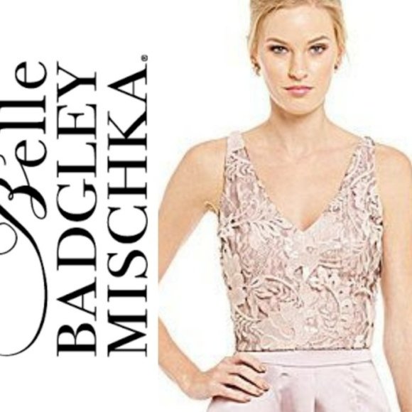 NWT Belle Badgley Mischka 2 Piece Evening Gown Set - Picture 1 of 16